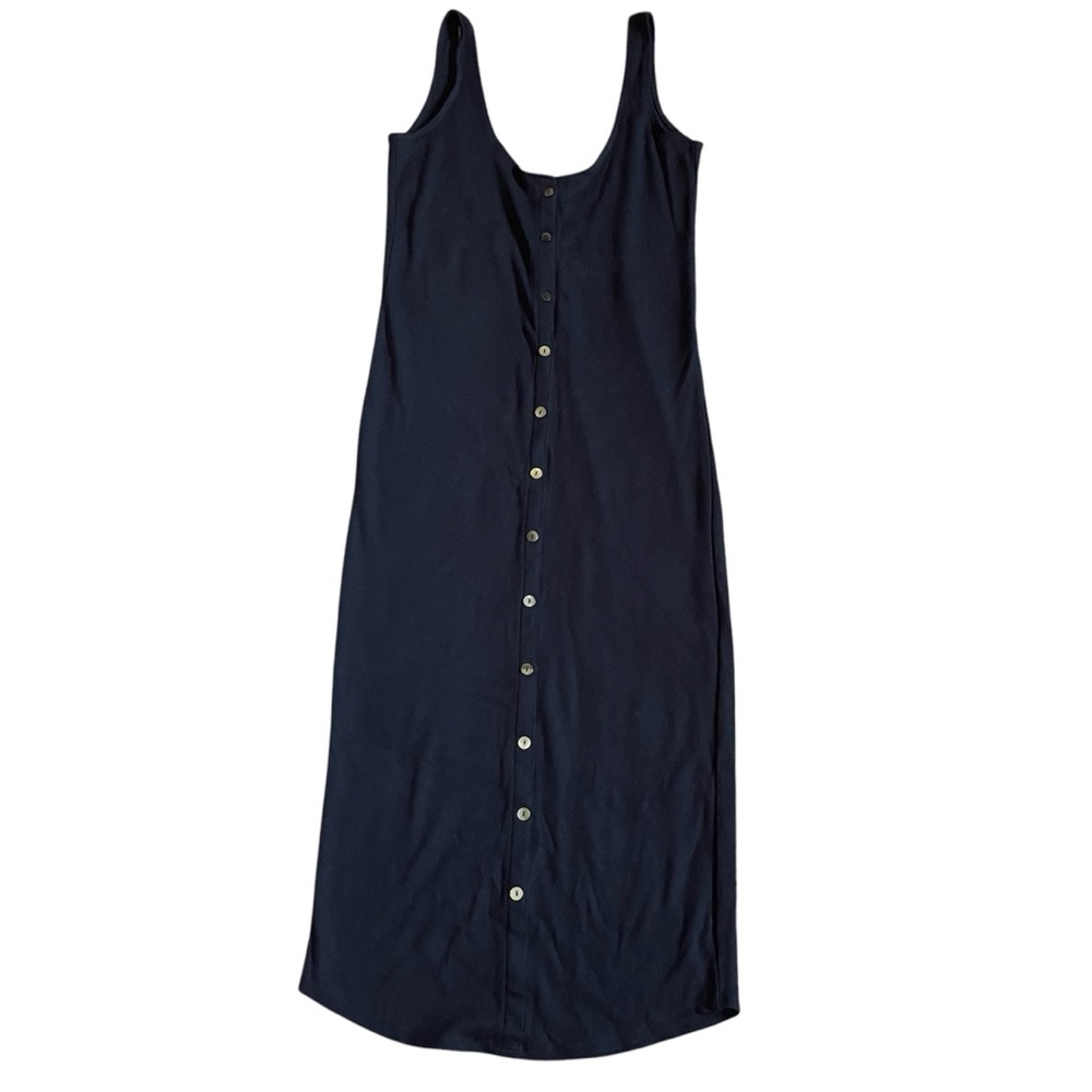 Amuse Society Black Ribbed Knit Dress US M